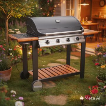 BARBECUE A GAS CONTROL 4 CON 4 FUOCHI