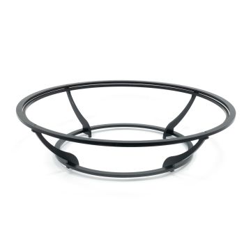 BONFEU - SUPPORTO GRIGLIA PER BRACERE DIAM. CM 44.5X16.5 IN ACCIAIO NERO  