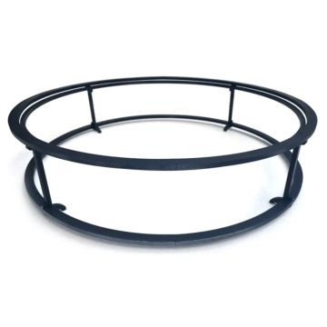 BONFEU - SUPPORTO PER GRIGLIA PER BRACERE DIAM. 44 H 9.5 IN ACCIAIO NERO 