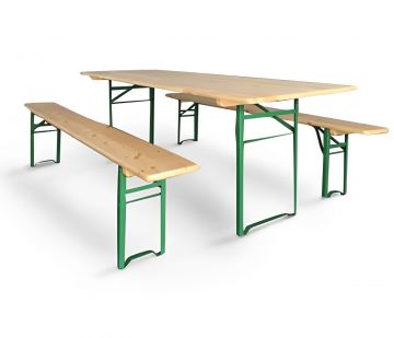 SET BIRRERIA RICHIUDIBILE CM 220 METALLO E LEGNO DI PINO 