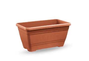FIORIERA CASSETTA MOD. PRIMULA 20X11X10CM TERRACOTTA 