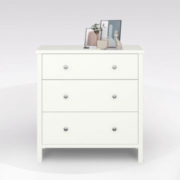 CASSETTIERA MOD. OSAKA CM 80X41 H. 84 BIANCO OPACO