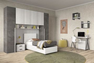 CAMERETTA COMPLETA YOUNG OSSIDO E ROVERE NORDICO