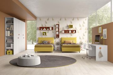 CAMERETTA YOUNG ROVERE NORDICO PAPRIKA E SENAPE