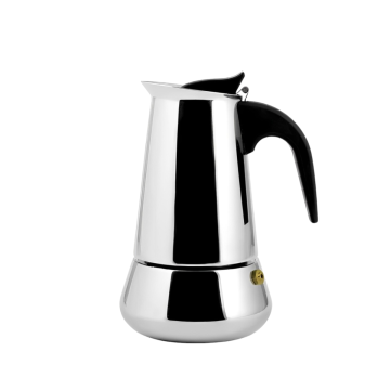 CAFFETTIERA 4 TAZZE RIKA IN ACCIAIO INOX  