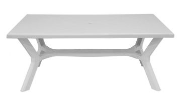 TAVOLO CARRIBE BIANCO 175X90
