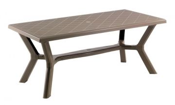 TAVOLO CARRIBE TAUPE 175X90