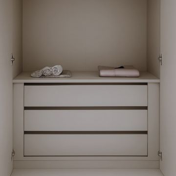 CASSETTIERA INTERNA START 3 CASSETTI CM 88.8 CASHMERE