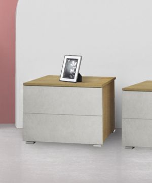 COMODINO CAIRO ROVERE NODATO E CALCE
