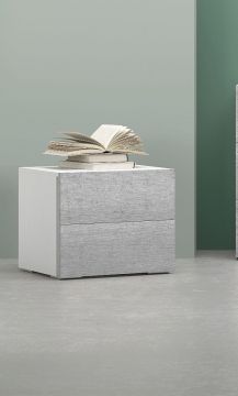 COMODINO DOVER FRAS.BIANCO C/FR