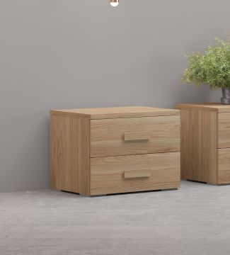 COMODINO MOD. PRIME CM 53.5X44.5 H.43 NOCE