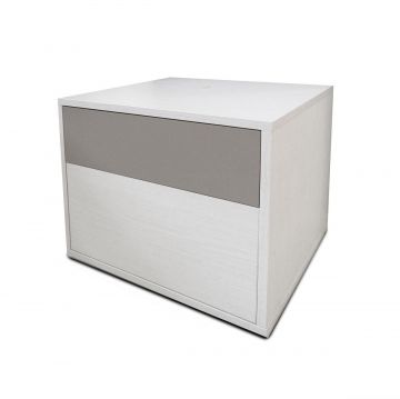COMODINO MODELLO BERNA IN FRASSINO NUVOLA CM 53X43 E H 46,3