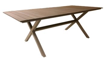 TAVOLO T-06 CM 200X100 CHAMPAGNE