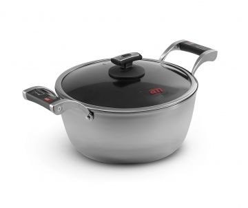 CASSERUOLA CHEF 24CM CON COPERCHIO IN VETRO