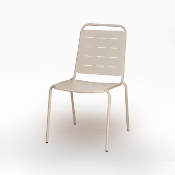 SEDIA MOD. SHANHU IN METALLO ARGILLA