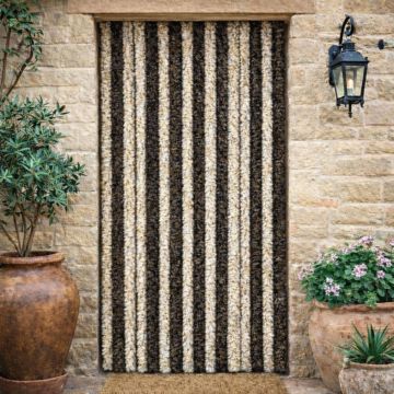 TENDA CINIGLIA 120X230 CM BEIGE E MARRONE