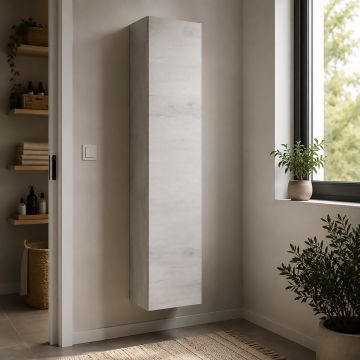 COLONNA MOD. MULTIUSO CM 34X34 H. 182 QUERCIA BIANCA