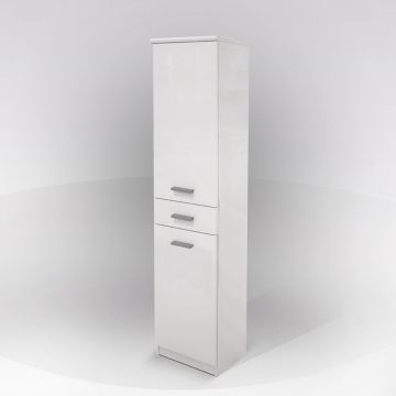 COLONNA PORTA BIANCHERIA MOD. CLASSICA CM 35X34 H. 150 BIANCO LUCIDO