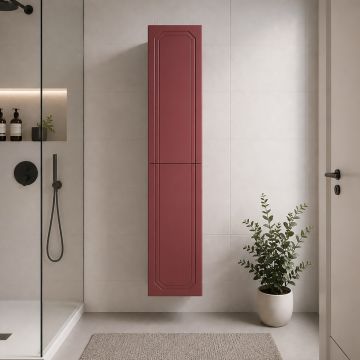 COLONNA SOSPESA MOD. MAYA 2 CM 30X22 H. 160 RUGGINE OPACO CON SERIGRAFIA 