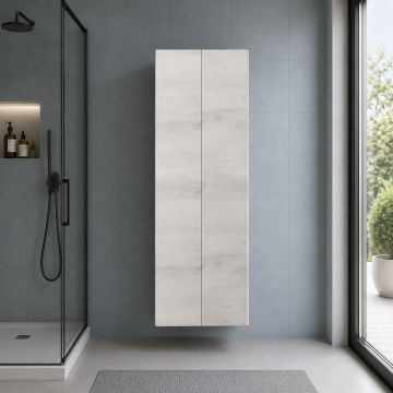 COLONNA MOD. MULTIUSO CM 60X22 H. 160 QUERCIA BIANCA