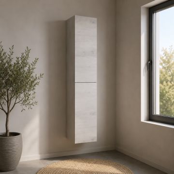COLONNA MOD. MULTIUSO CM 30X22 H. 160 QUERCIA BIANCA