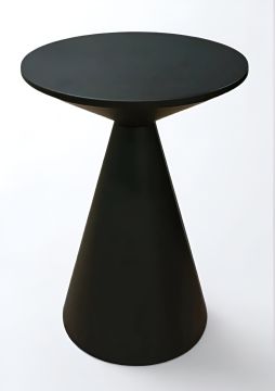 TAVOLINO IN METALLO NERO CM 40X55