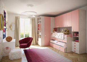 CAMERETTA TOP OLMO E ROSA