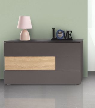 COMO' OSLO LACCATO PIOMBO OPACO E ROVERE NODATO