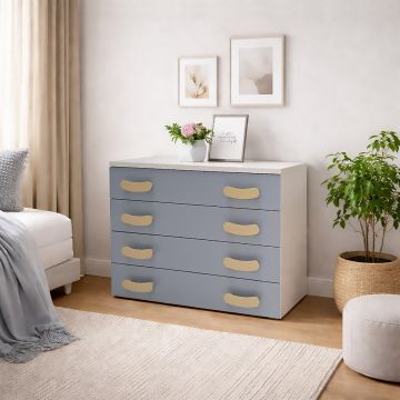 CASSETTIERA MOD. CABRIO CM 90X45 H. 69 ROVERE PANNA E AVIO