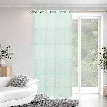 TELO CON ANELLI DOHA IN POLIESTERE 140X280CM VAR. 03