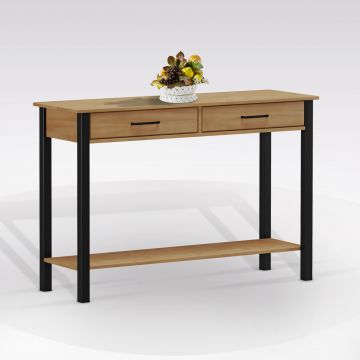 CONSOLLE IN LEGNO MASSELLO QUERCIA