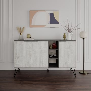 CONSOLLE 3 ANTE RETO GREY E ANCIENT WHITE