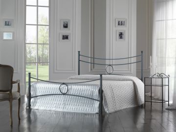 Letto Matrimoniale giotto Bianco Graffiato, 170x193x87 Cm in vendita  online