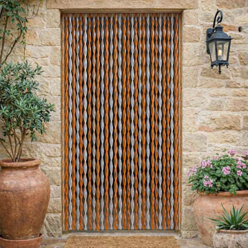 TENDA SARA IN PVC GIALLO-TRASPARENTE 120X230CM 