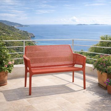 NARDI OUTDOOR - PANCA MOD. NET BENCH CORALLO