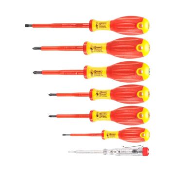 SET 7 GIRAVITI ISOLATI PER ELETTRICISTI VDE 