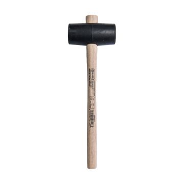 MAZZUOLA PROFESSIONALE IN GOMMA NERA DIAM. 65mm