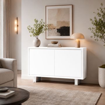 MADIA MOD. REVOLUTION CM 129X45 H. 84 BIANCO FRASSINO 