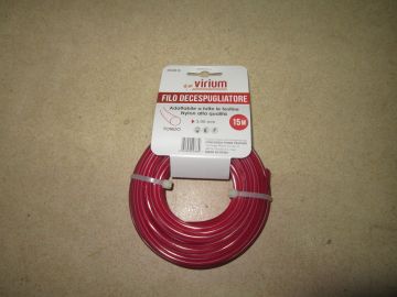 FILO DECESPUGLIATORE NYLON 3MM TONDO 15MT