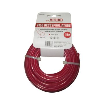 FILO DECESPUGLIATORE NYLON 3MM TONDO 15MT