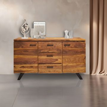 CREDENZA IN LEGNO SHEESHAM CM 145X45 H. 80