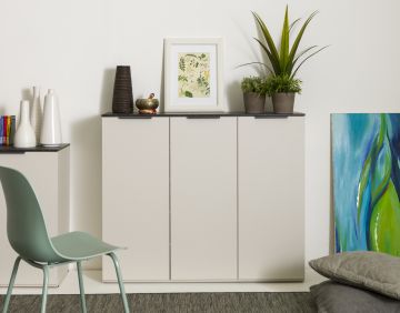 CREDENZA MOD.BRINA CM 120X44.5 H.100 CASHMERE E MARBLE