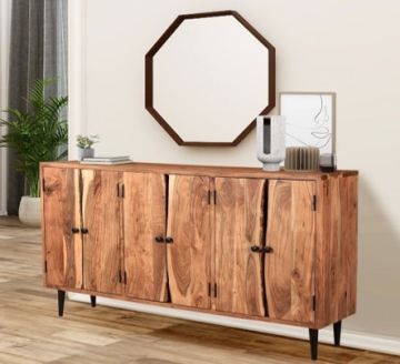 CREDENZA MOD. SEPC-1695 CM 170X40 H.90 IN LEGNO DI ACACIA NATURALE 