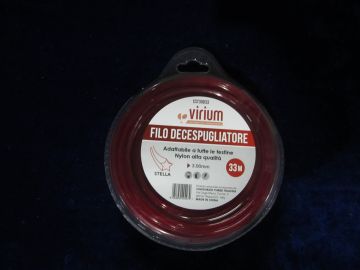 FILO DECESPUGLIATORE NYLON 3MM STELLA 33MT