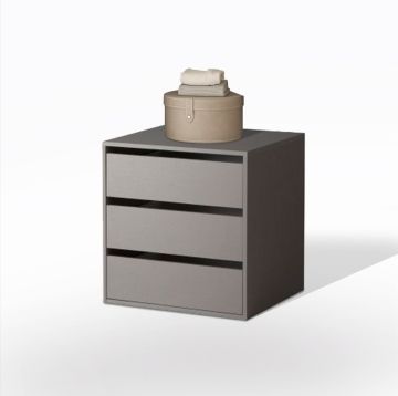 CASSETTIERA INTERNA 3 CASSETTI CM 58 GRIGIA