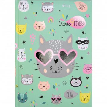 DIARIO 9 MESI 13X17.8CM TRENDY ASSORTITO