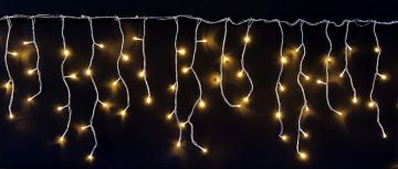 LUCI DI NATALE TENDA 180 LED LUCE CALDA CON TRASFORMATORE 4.50+3MTX50CM
