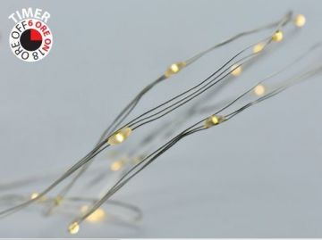 180 NANOLED LUCE CALDA GIOCHI LUCE A BATTERIA 9+0.3M