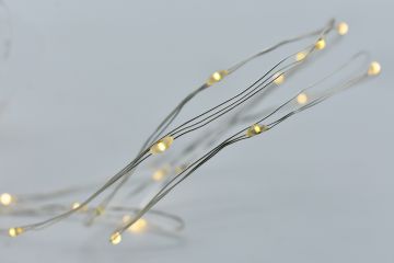 300 NANOLED LUCE CALDA GIOCHI LUCE A BATTERIA 15+0.3MT