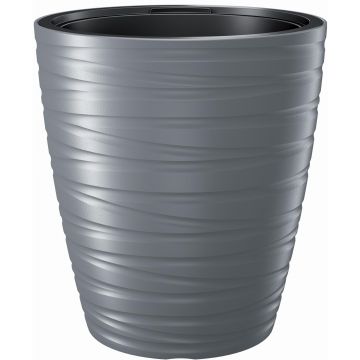 VASO MAZE 18/32LT 37.5X42CM GRIGIO PIETRA